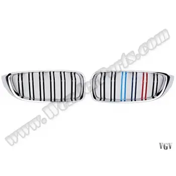 Panjur F32+LCI F36+LCI (Set) Krom/Siyah, Çift Çıtalı ///M-Renkli 2013-21