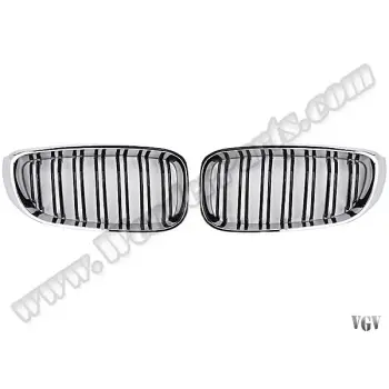 Panjur F34+LCI (Set) Krom/Siyah, Çift Çıtalı 2013-