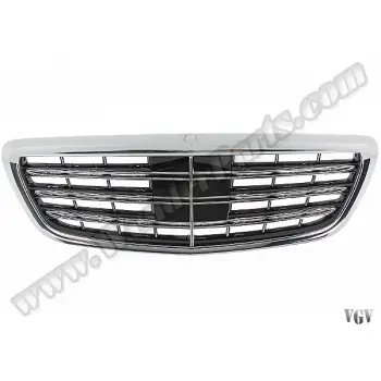 Panjur W222 Krom/Siyah -S65 AMG- 2013-16