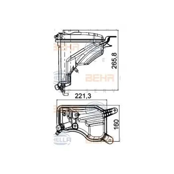 Radyatör Su Deposu E87 E90 X1:E84 Benzin