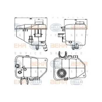 Radyatör Su Deposu W203
