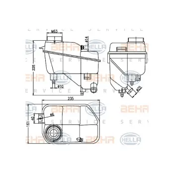 Radyatör Su Deposu W211