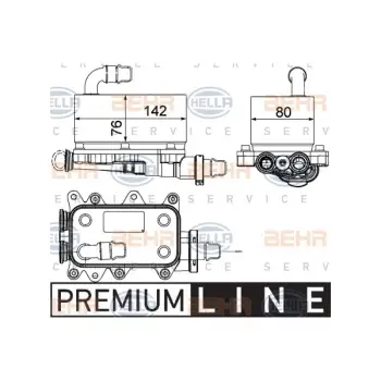 Şanzıman Yağ Radyatörü E60 E65 X3:E83 [M47 N47 M57] Komple