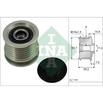 Şarj Dinamo Kasnağı OM601 OM602 OM604>606 [W140 W202 W210 T1:208D>310D Spr901>904]