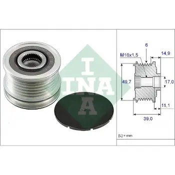 Şarj Dinamo Kasnağı OM611 OM612 [W202 W210 Spr901>906 Vito638/639]