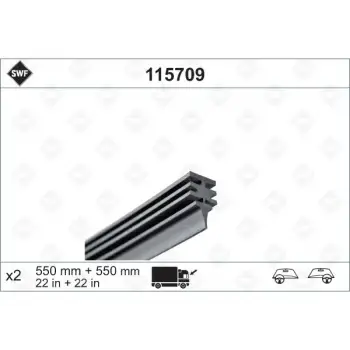 Silecek Lastiği Spr901>904 Ön 55cm
