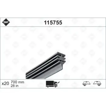 Silecek Lastiği Spr901>904 Vito638/639 Ön 70cm