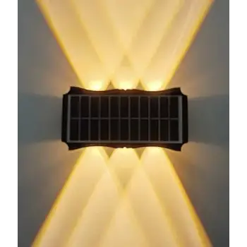 SOLTAJ - Dekoratif Duvar SOLAR Aydınlatması 6 LEDLİ APLİK - ASL902