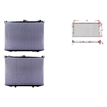 Nissan Navara (D21) 2.4 86 92/ Terrano (Wd21) 87 93 Uyumlu Su Radyatörü 21400 01G10 Wisco