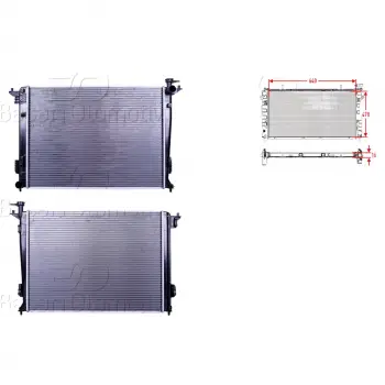 Kia Ix35. Sportage. Tuscon 1.6 Benzinli 10 Ve Sonrası Uyumlu Su Radyatörü25310 2Y500 Wisco