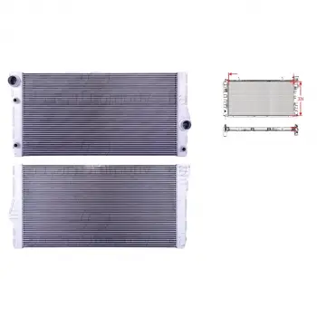 Bmv 5 Serisi 08 17 F07 Gt 12 17 7 Serisi 07 12 Uyumlu Su Radyatörü 7562586 Wisco