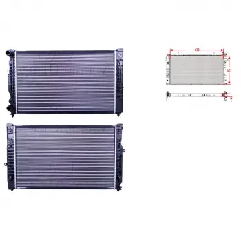 Volkswagen Passat Audi A4 A6 Skoda 97 Ve Sonrası Uyumlu Su Radyatörü 8D0121251Q Autolux