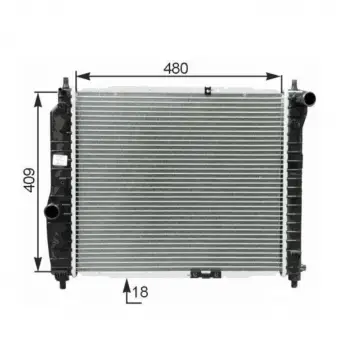 Su Radyatörü - 96536523 Autolux - Chevrolet Aveo T200 T250 T255 Kalos 1.2 02 Ve Sonrası Uyumlu