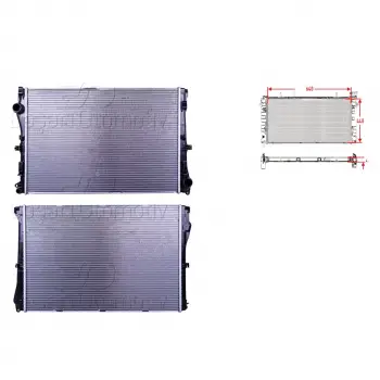 Mb C Serisi (W205) 180 200 220 300 18 Ve Sonrası Uyumlu Su Radyatörü 995001703 Wisco