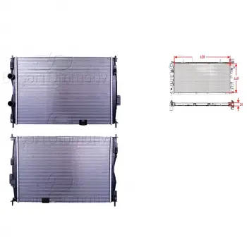 Nissan Qashqai (J10) 2.0 Dcı 07 13 Uyumlu Su Radyatörü Brazing 628X448X26 21400 JD70A Wisco