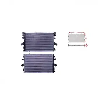 Su Radyatörü Mekanik – 7H0121253G Autolux – Volkswagen T5 Multıvan 2.5tdı 03 Ve Sonrası Uyumlu