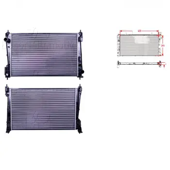 Su Radyatörü Mekanik Mt - 1300297 Autolux - Opel Corsa D 1.3 Z13 Dth 01 Ve Sonrası Uyumlu