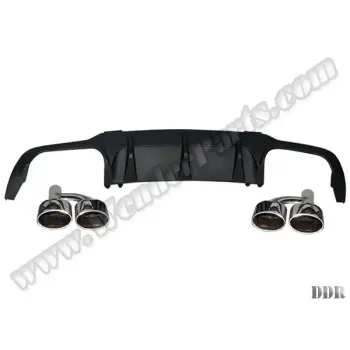 Tampon Difüzörü W204 Arka; 2-Çıkış Egz.Uçlu -AMG-