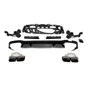 Tampon Difüzörü W213 Arka; 00-00-Çıkış Egz.Uçlu -AMG E63- 2020-