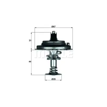 Termostat M116>119 [W124>140] 80C