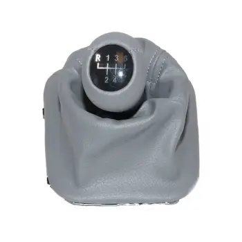 Topuzlu Vites Körüğü E30 -5 İleri- Man.Şanz; Gri Suni Deri Işıklı 1983-91