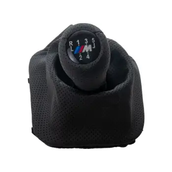 Topuzlu Vites Körüğü E30 -5 İleri- Man.Şanz; Siyah Noktalı Suni Deri -///M- 1983-91