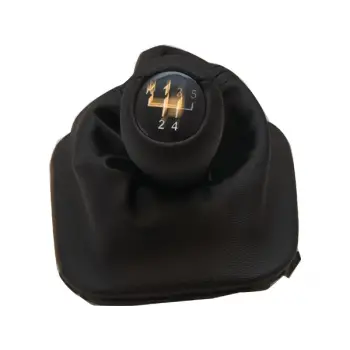 Topuzlu Vites Körüğü E30 -5 İleri- Man.Şanz; Siyah Suni Deri Işıklı 1983-91