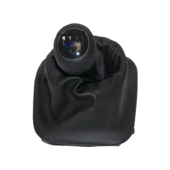 Topuzlu Vites Körüğü E30 -5 İleri- Man.Şanz; Siyah Suni Deri Işıklı -///M- 1983-91