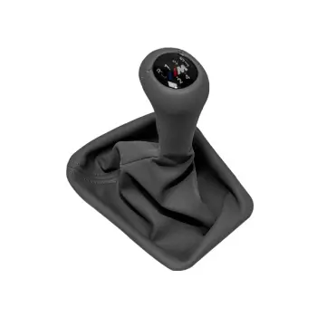 Topuzlu Vites Körüğü E36 -5 İleri- Man.Şanz; Gri Suni Deri Işıklı -///M-