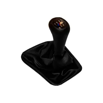 Topuzlu Vites Körüğü E36 -5 İleri- Man.Şanz; Siyah Noktalı Suni Deri