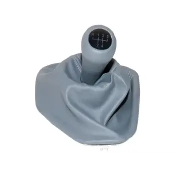 Topuzlu Vites Körüğü E39 -5 İleri- Man.Şanz; Gri Suni Deri Işıklı