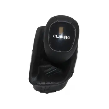 Topuzlu Vites Körüğü W203 Otm.Şanz; Siyah Suni Deri -Cls-