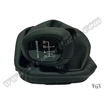 Topuzlu Vites Körüğü W210 -6 İleri- Man.Şanz Siyah -AMG-