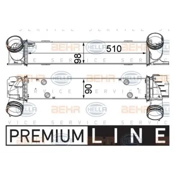 Turbo İnterkol Radyatörü E87 E90 X1:E84 [M47N2 N47]