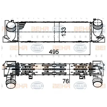 Turbo İnterkol Radyatörü F20+LCI F22+LCI F30+LCI F34+LCI F32+LCI F36+LCI [N13 N20 B37 B47 N47N]