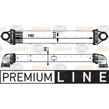 Turbo İnterkol Radyatörü W169 W245 [OM640]