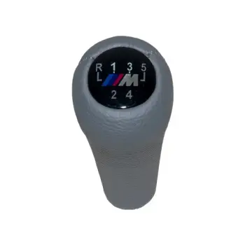 Vites Topuzu -BMW- -5 İleri- Man.Şanz; Gri Suni Deri -///M-