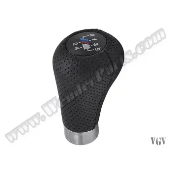 Vites Topuzu -BMW- -6 İleri- Man.Şanz; Siyah Noktalı Suni Deri -///M-Sport-