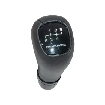 Vites Topuzu W202 W203 W210 -5 İleri- Man.Şanz; Siyah Suni Deri -AMG-