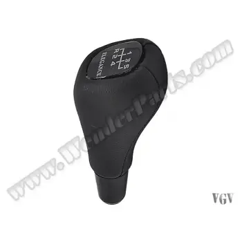 Vites Topuzu W202 W203 W210 -5 İleri- Man.Şanz; Siyah Suni Deri -ELEGANCE-