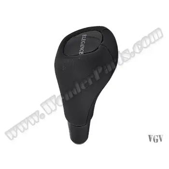 Vites Topuzu W202 W203 W210 Otm.Şanz; Siyah Suni Deri -ELEGANCE-