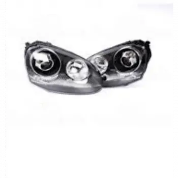 Volkswagen Golf5 03-09 Arası Uyumlu Far Seti Sol Sağ Mercekli Krom Tak/Çalıştır HS G5R32 S4 WISCO