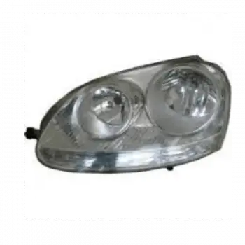 Volkswagen Golf5 03-09 Arası Uyumlu Far Seti Sol Sağ Mercekli Siyah Krom Tak/Çalıstır 1243811 00
