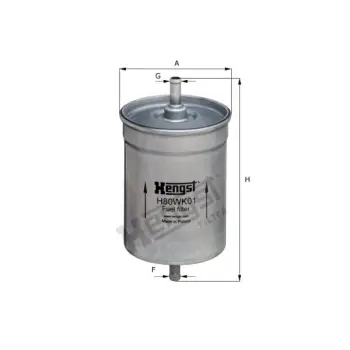 Yakıt Filtresi M10 M20 M30 M40 M43 M50 M60 [E30 E34 E36] Kalın Tip; Sac