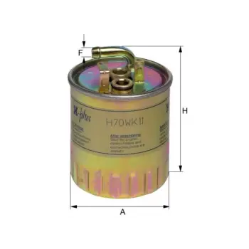 Yakıt Filtresi OM611 OM612 OM668 [W168 Spr901>904 Vito638]