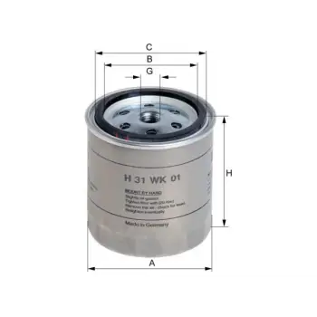 Yakıt Filtresi OM615 OM616 [W123 MB100 T1:207D>507D]