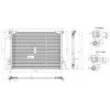 Opel Vivaro A (01->) Renault Trafic II (06->) Nissan Primastar (06->) Delphi Klima Radyatörü FR 2765000Q0E Delphi