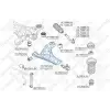 Chevrolet Kalos Aveo 2005-2011 Salıncak Ön Sol Rotilli Burclu SAC 96535082D Wisco