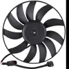 VW Caddy GOLF5 GOLF6 Plus Jetta Touaran A3 Altea FAN Motoru Davlumbazsiz 360 MM 4 3 FIS 11 Kanat 1K0959455AH Wisco