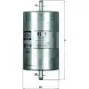 Mercedes W220 W163 Yakıt Filtresi OM628 6280920101 Knecht